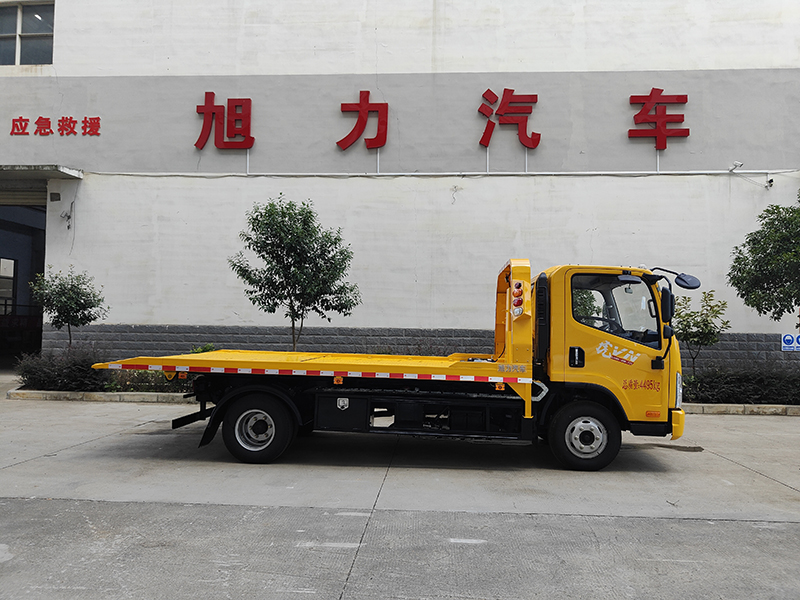 國六藍牌解放虎VN全落地清障車(重載型)