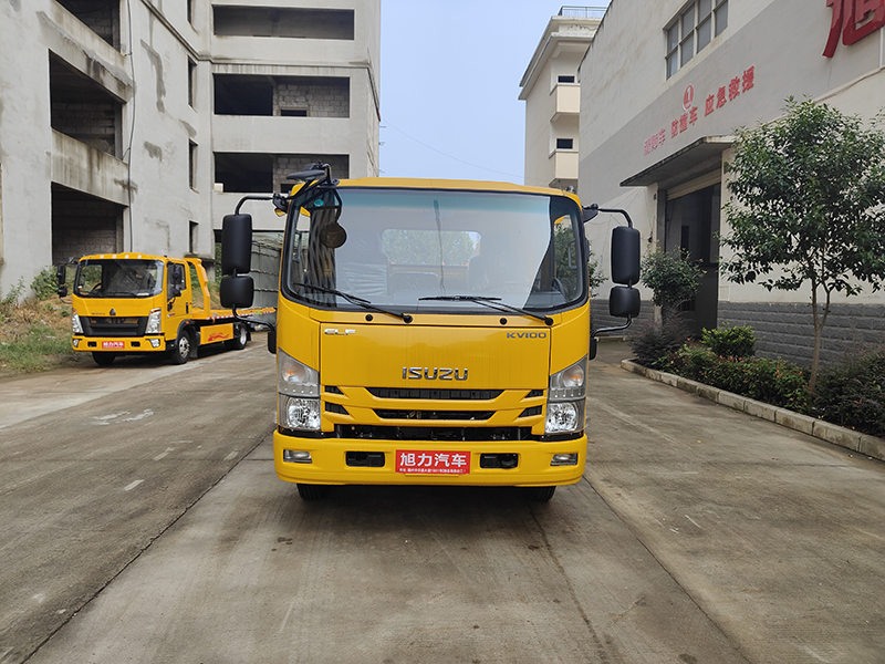 國六慶鈴五十鈴KV100藍牌清障車(輕量化)